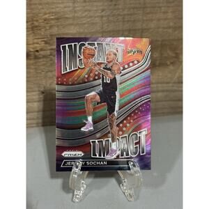 2022-23 Panini Prizm Jeremy Sochan 24 Instant Impact San Antonio Spurs